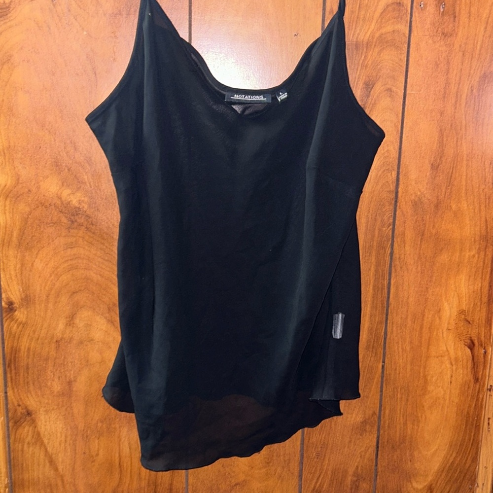 Notations camisole  black size large